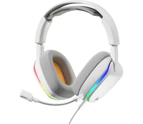 Glorious GHS Eternal biela / Herné slúchadlá s mikrofónom / Stereo / RGB / USB-C