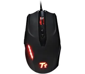 Thermaltake Black Combat biela / Herná myš / optická / drôtová