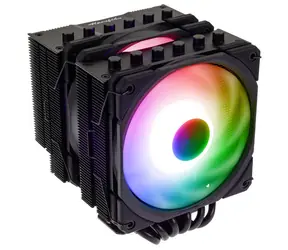 Alpenföhn Brocken 4 Max ARGB čierna / Chladič CPU / 260W TDP / 2× 120 mm ARGB / 6× heatpipe / pre Intel + AMD