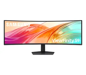 49" Samsung ViewFinity S49F950UAU čierna / Monitor / VA / 5120 x 1440 DQHD / 32:9 / 120Hz / KVM / USB-C PD 90W