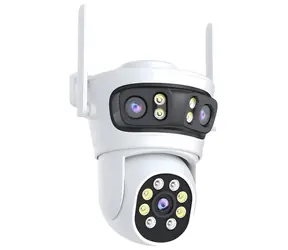 Immax NEO LITE SMART Security TRIPLE / Vonkajšia IP kamera / P/T 355 ° / 90 ° / Wi-Fi / IP65 / 3× 2MP / ONVIF / TUYA