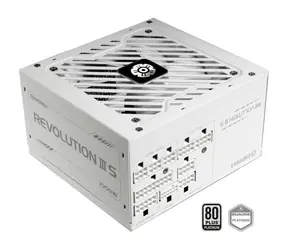 Enermax Revolution III S 1000W biela / Zdroj / ATX 3.1 / 80PLUS Gold / plne modulárny / 12+4pin