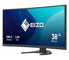 37,5" Eizo FlexScan EV3851X čierna / LED / 3840 × 1600 / IPS / 24:10 / 300 cd/m2 / HDMI / DP / USB-C / repro