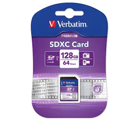 Verbatim Premium SDXC 128 GB / Pamäťová karta / UHS-I U1 / Class 10 / R: 10 MB/s / W: 10 MB/s