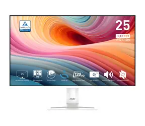 24,5" MSI PRE MP251W E2 biela / Monitor / IPS / FHD / 120Hz / 1ms / VESA