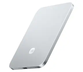 XIAOMI UltraThin Magnetic Power Bank 5000 Glacier Silver / Powerbanka / 5 000 mAh / 15W bezdrôtovo / 22,5W káblovo