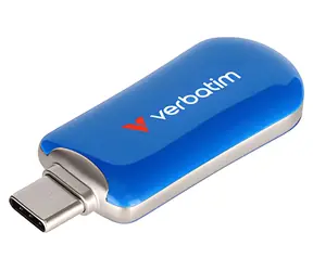 Verbatim Plectra 64 GB modrá / Flash disk / USB-C / až 100 MB/s