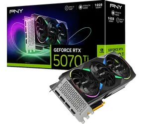 PNY GeForce RTX 5070 Tí ARGB OC 16GB / Grafická karta / 16GB GDDR7 / 256-bit / 1x HDMI + 3x DP / 750W (16)