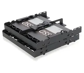 Icy Dock MB344SP Flex-Fit Quattro čierna / Box pre 4X 2,5 "SATA HDD / SSD / do 5,25" pozície