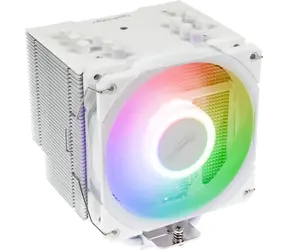 Alpenföhn Brocken 4 ARGB biela / Chladič CPU / 120mm / 230W TDP / 6× heatpipe / AM4 + AM5 + Intel