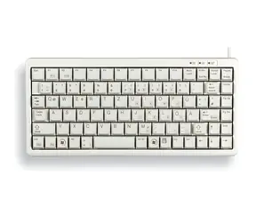 Cherry G84-4100 šedá / kompaktná klávesnica / drôtová / USB / UK layout