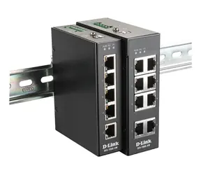 D-Link DIS-100E-5W / Priemyselný switch / 5x 10/100 Mbit / Unmanaged / DIN lišta / -40 až 75 °C
