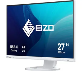 27" Eizo EV2740S FlexScan biela / LED / 3840 x 2160 / IPS / 16:9 / 350 cd/m2 / HDMI / DP / USB-C