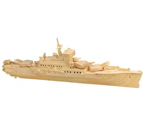 Woodcraft Drevené 3D puzzle Loď krížnik / od 8 rokov / Obtiažnosť: stredná