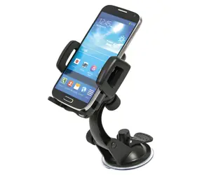 Omega Car Holder / Držiak do auta pre smartphone / Univerzálna / Prísavka a pogumované čeľuste