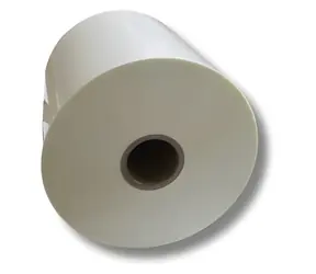 EuroSupplies Laminovací film na rolke 38 mic 317 mm x 2000 m lesklý 3" / polypropylén BOPP / DigiStick lepidlo