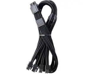 CableMod PRO ModMesh C-Series čierna / PCIe kábel / 12V-2x6 (16-pin) na 4X 8-pin / Corsair Type 4 & 3 / 60 cm