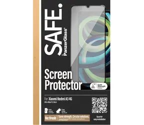 PanzerGlass SAFE pre XIAOMI Redmi A3 čierna / Tvrdené sklo / UWF