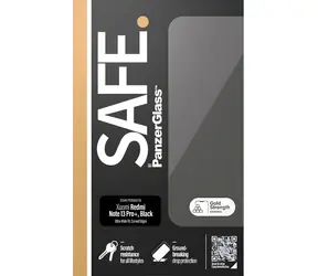 PanzerGlass SAFE pre XIAOMI Redmi Note 13 Pro+ 5G čierna / Tvrdené sklo / UWF
