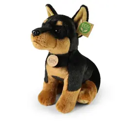 Rappa Plyšový pes doberman 30 cm / ECO-FRIENDLY / od 0 mesiacov