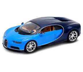 Welly Model auta Bugatti Chiron modrá / 1:24 / od 3 rokov