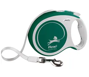 Flexi Comfort PLUS L zelená / Vodítko / opasok 8 m / do 50 kg