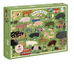 Chronicle books Puzzle Pigológia / 1000 dielikov / od 3 rokov
