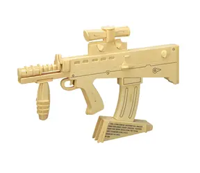 Woodcraft Drevené 3D puzzle Karabína / od 8 rokov / Obtiažnosť: nízka