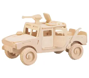 Woodcraft Drevené 3D puzzle Bojové vozidlo / od 6 rokov / Obtiažnosť: jednoduchá