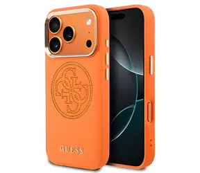 Guess PU Perforated 4G Logo Oranžová