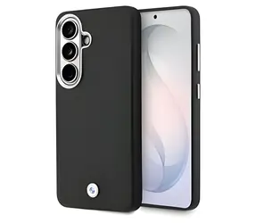 BMW Signature PU Leather pre Samsung Galaxy S26+ čierna / Zadný kryt / Kovové Logo / Koženkový (PU)