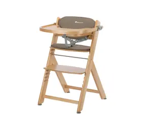BEBECONFORT Timba Natural Wood s podložkou / Rastúca detská stolička / od 6 mesiacov / nosnosť 110 kg
