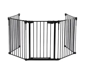 Safety 1st Modular 5 čierna / Detská zábrana / 5 panelov / dĺžka 3 m / od narodenia do 4 rokov