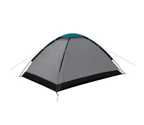 NILS Camp NC6033 Nightfall sivý/modrý / Turistický stan / 2 osoby / 205+60 x 150 x 105 cm / vodný stĺpec 2500 mm