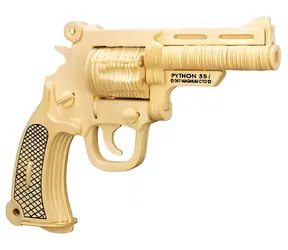 Woodcraft Drevené 3D puzzle Pištole S&W / 106 dielikov / od 8 rokov / Obtiažnosť: jednoduchá