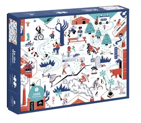 Chronicle books Puzzle V zime / 1000 dielikov / od 3 rokov