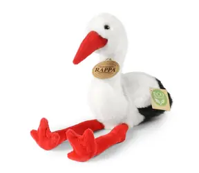 Rappa Plyšový bocian 20 cm / ECO-FRIENDLY / od 0 mesiacov