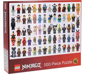 Chronicle books Puzzle Lego: Ninjago minifigúrky / 500 dielikov