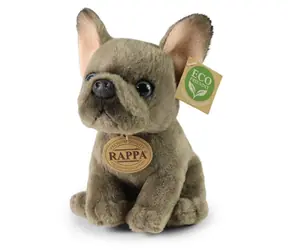 Rappa Plyšový pes francúzsky buldoček 18 cm / ECO-FRIENDLY / od 0 mesiacov