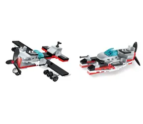 QMAN Aircraft Carrier 1406-7 Lietadlo A-1 Skyrider 2v1 / Stavebnica / 73 dielikov / od 6 rokov