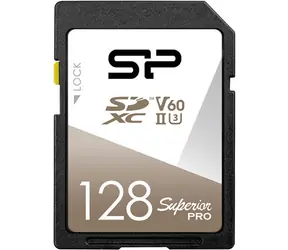 Silicon Power Superior Pre SDXC 128GB / Pamäťová karta / UHS-II U3 V60 / 280/170 MB/s / Class 10