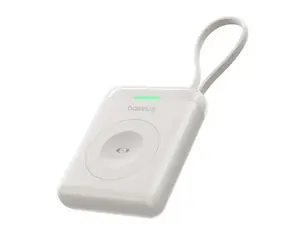 Baseus EnerFill FW11 biela / Powerbanka / Apple Watch / 5W / vstavaný kábel
