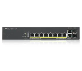 ZyXEL GS2220-10HP / Switch / 8x GbE PoE+ / 2x combo SFP / riadený / do racku