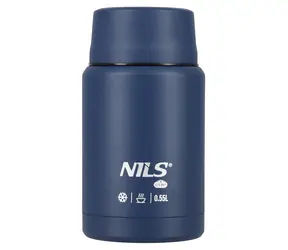 NILS Camp NC3807 modrá / Termoska na jedlo / 550 ml
