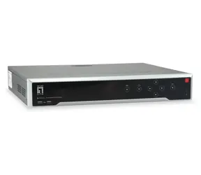 LevelOne NVR-1316 / NVR rekordér / pre 16 kamier / až 12 MPx / 4X HDD / HDMI / VGA