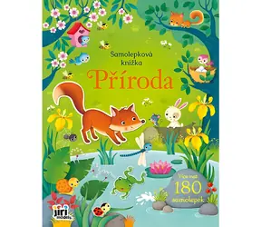 JIRI MODELS Samolepková knižka Príroda / 16 farebných strán / 8 strán samolepiek