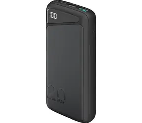 Goobay 20000mAh čierna / Powerbanka / USB-C PD / QC3.0 / LED displej / 5A