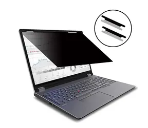 eSTUFF Privacy Filter 13.3" čierna / Privátny filter / preklápacie uchytenie / univerzálny / 16:10