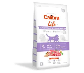 Calibra Dog Life Junior jahňacie 2,5 kg