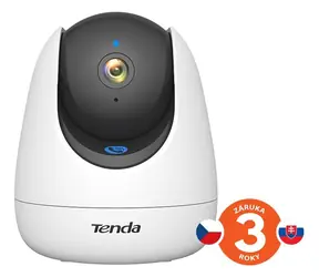 Tenda RP3 Pre biela / Otočná IP kamera / AI detekcia / Wi-Fi 6 / 2K / WPA3 / microSD